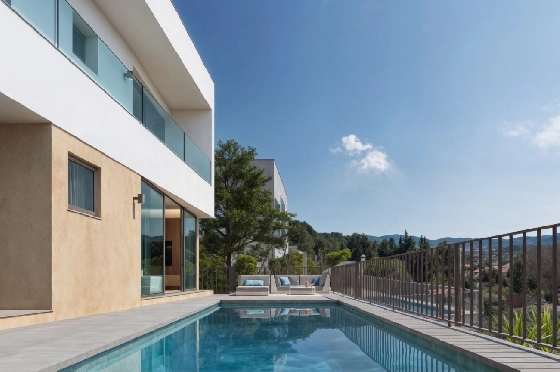 Villa in Alcalali zu verkaufen, Wohnfläche 165 m², Baujahr 2026, Zustand Erstbezug, + KLIMA, Klimaanlage, Grundstück 300 m², 3 Schlafzimmer, 2 Badezimmer, Pool, ref.: RG-0926-5