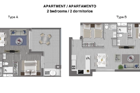 Penthouse Apartment in Torrevieja(La Mata, Torrevieja, Costa Blanca) zu verkaufen, Wohnfläche 96 m², Grundstück 262 m², 3 Schlafzimmer, 2 Badezimmer, Pool, ref.: TW-EDEN-BEACH-52-22