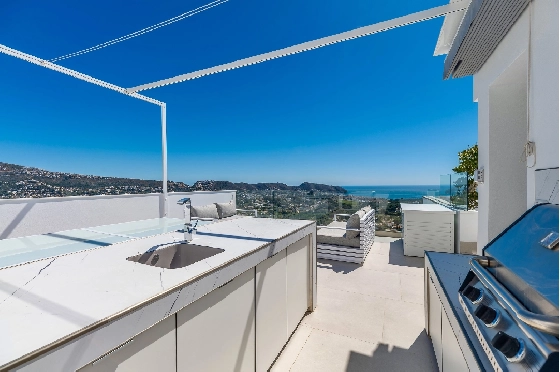Villa in Moraira zu verkaufen, Wohnfläche 370 m², Baujahr 2022, Klimaanlage, Grundstück 813 m², 4 Schlafzimmer, 4 Badezimmer, Pool, ref.: AM-12683DR-13