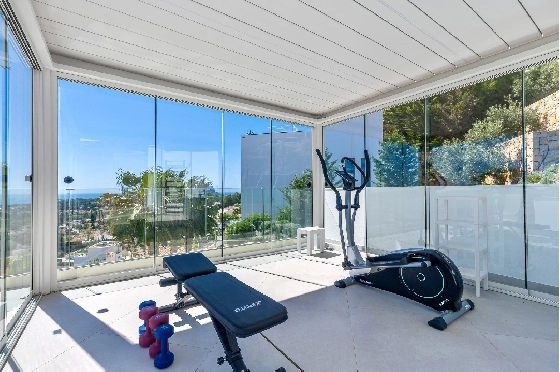 Villa in Moraira zu verkaufen, Wohnfläche 370 m², Baujahr 2022, Klimaanlage, Grundstück 813 m², 4 Schlafzimmer, 4 Badezimmer, Pool, ref.: AM-12683DR-20