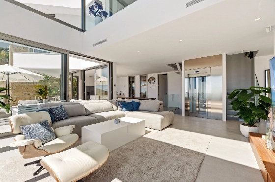 Villa in Moraira zu verkaufen, Wohnfläche 370 m², Baujahr 2022, Klimaanlage, Grundstück 813 m², 4 Schlafzimmer, 4 Badezimmer, Pool, ref.: AM-12683DR-26