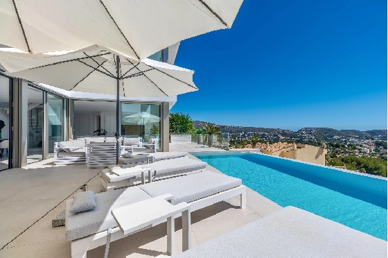Villa in Moraira zu verkaufen, Wohnfläche 370 m², Baujahr 2022, Klimaanlage, Grundstück 813 m², 4 Schlafzimmer, 4 Badezimmer, Pool, ref.: AM-12683DR-37