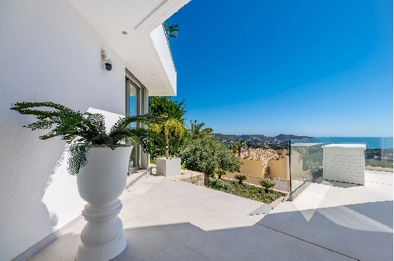 Villa in Moraira zu verkaufen, Wohnfläche 370 m², Baujahr 2022, Klimaanlage, Grundstück 813 m², 4 Schlafzimmer, 4 Badezimmer, Pool, ref.: AM-12683DR-48