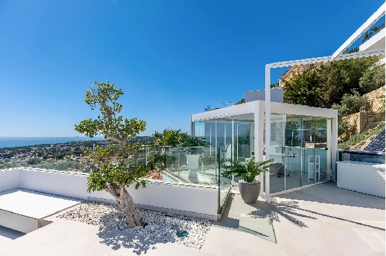 Villa in Moraira zu verkaufen, Wohnfläche 370 m², Baujahr 2022, Klimaanlage, Grundstück 813 m², 4 Schlafzimmer, 4 Badezimmer, Pool, ref.: AM-12683DR-8