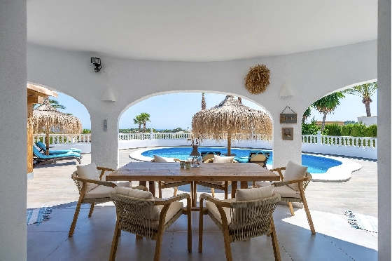 Villa in Moraira zu verkaufen, Wohnfläche 290 m², Baujahr 2003, + Ofen, Klimaanlage, Grundstück 847 m², 3 Schlafzimmer, 3 Badezimmer, Pool, ref.: AM-12692DR-24