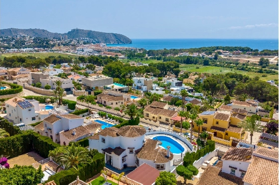 Villa in Moraira zu verkaufen, Wohnfläche 290 m², Baujahr 2003, + Ofen, Klimaanlage, Grundstück 847 m², 3 Schlafzimmer, 3 Badezimmer, Pool, ref.: AM-12692DR-8