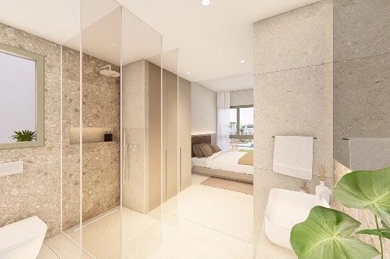 Penthouse Apartment in Los Alcazares zu verkaufen, Wohnfläche 150 m², Zustand Erstbezug, Klimaanlage, 2 Schlafzimmer, 2 Badezimmer, Pool, ref.: HA-LAN-480-A02-15